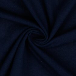 Jersey de coton Bio~Organic *Gerda* - bleu foncé