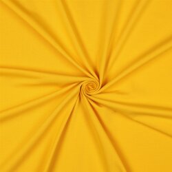 Katoenen tricot bio *Gerda* - zonnig geel