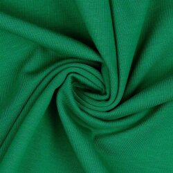Katoenen tricot bio *Gerda* - smaragdgroen