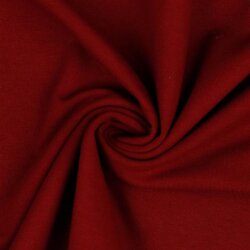 Jersey de algodón orgánico *Gerda* - rojo vino oscuro