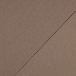 Katoenen tricot bio *Gerda* - taupe