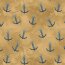 French Terry Organic Digital Anchor - ochre