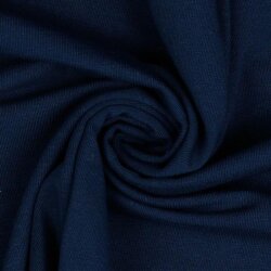 Jersey di cotone *Vera* - blu scuro