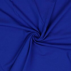Katoenen jersey *Vera* - kobaltblauw