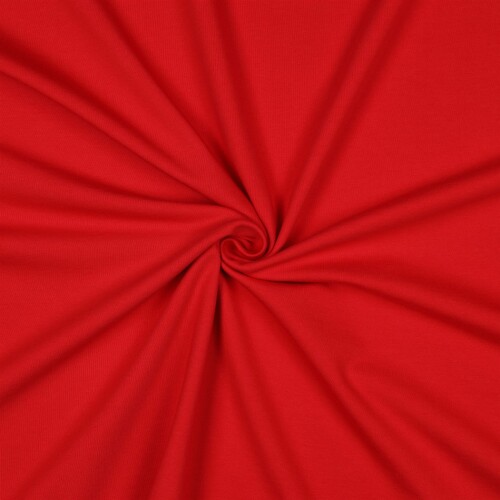 Katoenen jersey *Vera* - rood
