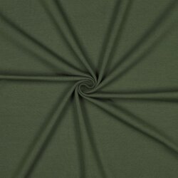 Jersey di cotone *Vera* - verde bosco