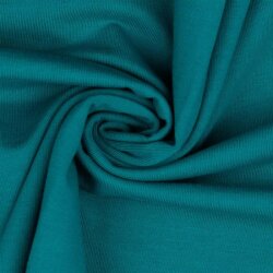 Jersey di cotone *Vera* - blu ciano