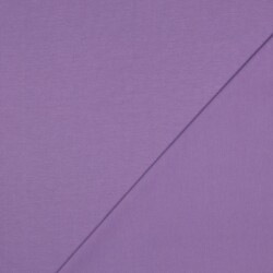 Jersey di cotone *Vera* - viola chiaro