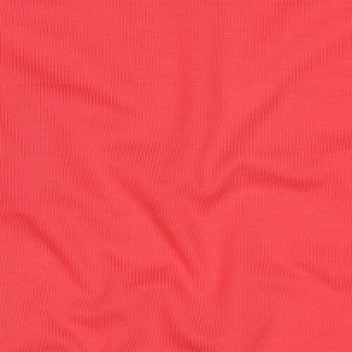 Cotton jersey *Vera* - fiery coral