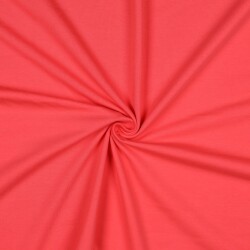 Cotton jersey *Vera* - fiery coral