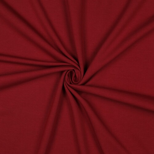 Cotton jersey *Vera* - dark red