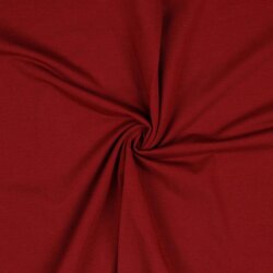 Jersey di cotone *Vera* - rosso scuro