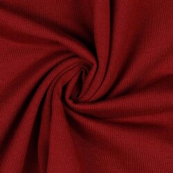 Jersey di cotone *Vera* - rosso scuro