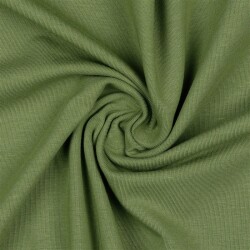 Katoenen jersey *Vera* - mosgroen
