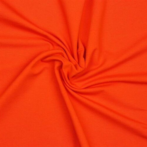 French Terry Bio~Organic - rood oranje