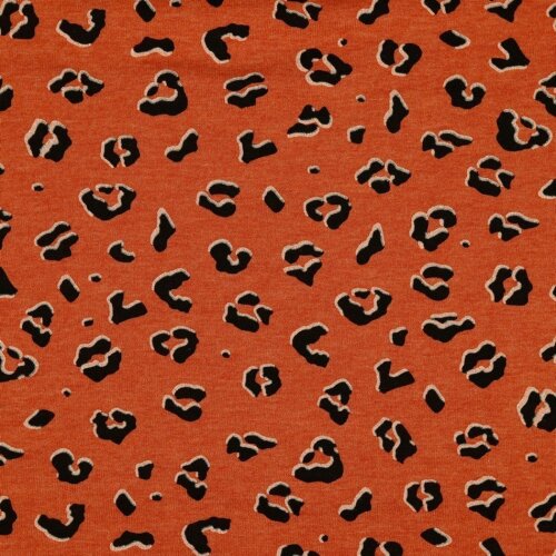 All-season sweat glitter animals - terracotta melange
