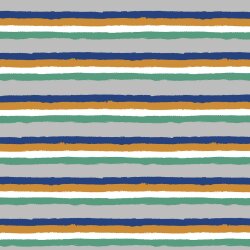 Softsweat Retro Streifen - lichtgrau