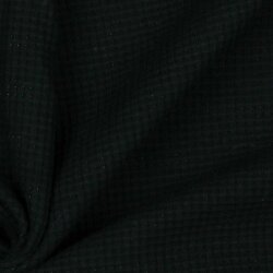 Jersey gaufré Organic - noir
