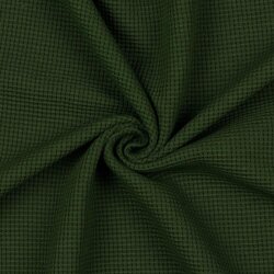 Waffle Jersey Organic - forest green