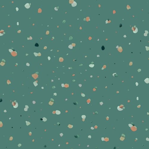 Jersey di cotone Digital dots - smeraldo