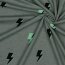 Baumwolljersey  Blitz - steingrau/grau