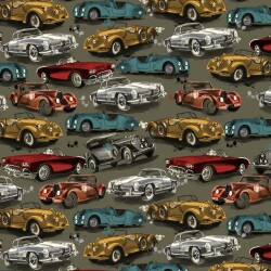 All-Season Sweat Digital - Coches antiguos - oliva