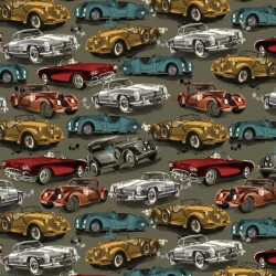 All-Season Sweat Digital - Coches antiguos - oliva