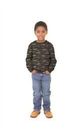 All-Season Sweat Digital - Old Cars - olive
