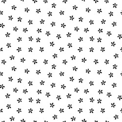 Ganzjahressweat kleine Blumen - weiss