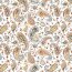 Jersey de coton Digital Paisley - blanc