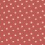 French Terry flowers - fiery coral