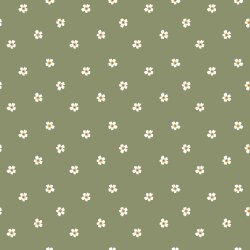 Flores de rizo francés - menta vieja clara