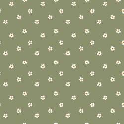 French Terry Blumen - hellaltmint