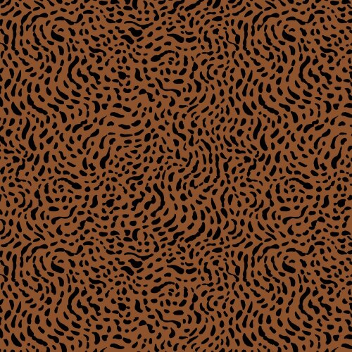 Katoenen jersey dots & forman - cognac