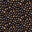 Cotton jersey Organic GRAPHIC dots - black