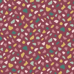 Maillot de algodón Organic GRAPHIC dots - light berry