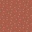 Jersey di cotone Fiorellini biologici - rosso pietra