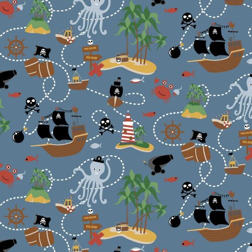 Jersey de algodón Organic PIRATE ISL& - Jeans