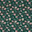 Cotton jersey glitter strawberries - emerald