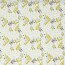 Katoenen jersey glitter bloemen - wit