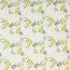 Katoenen jersey glitter bloemen - wit