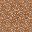 Jersey di cotone Organic small FLOWER - nocciola