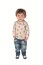 Katoenen jersey Digital Pirate Animals - grijs