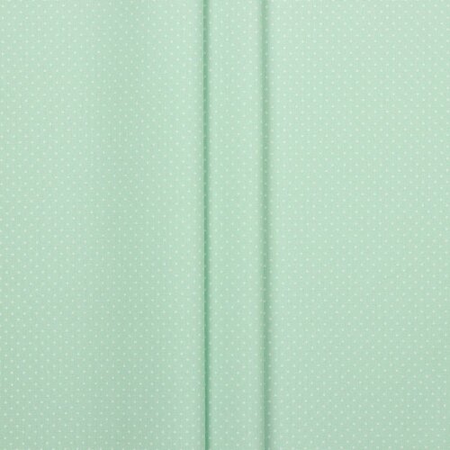Coated cotton small dots - soft mint