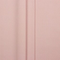 Cotone spalmato, piccoli punti - rosa chiaro