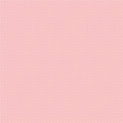 Cotone spalmato, piccoli punti - rosa chiaro