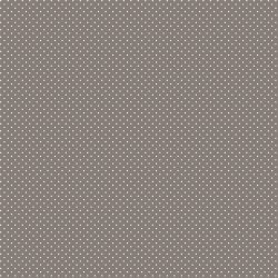 Coated cotton small dots - pebble grey