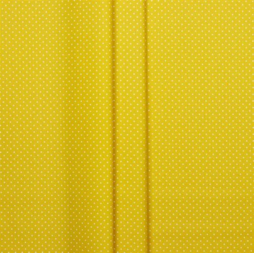 Coated cotton small dots - summer yellow