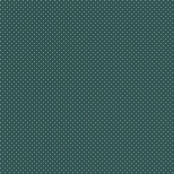 Coated cotton small dots - dark petrol
