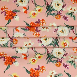 Coated cotton bouquet - salmon